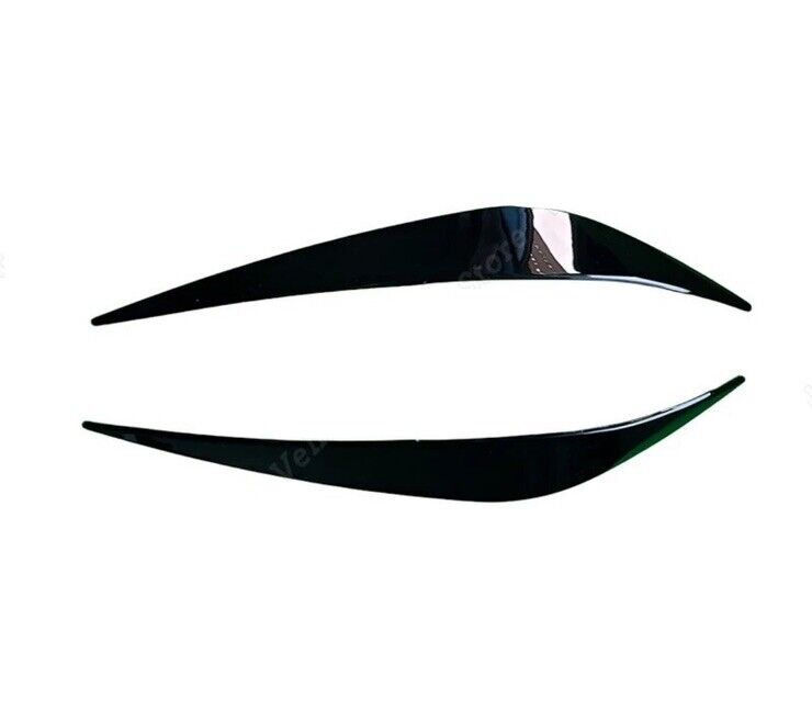 BMW 1 Series F40 2019-2023 Gloss Black Headlight Eyelids Eyebrows 2pcs