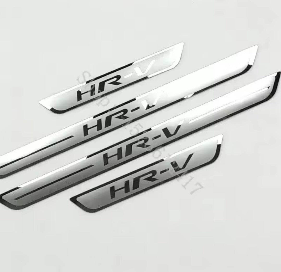 Honda HRV HR-V Vezel Stainless Steel Door Sill Protector Strips Scuff Plates 4pc