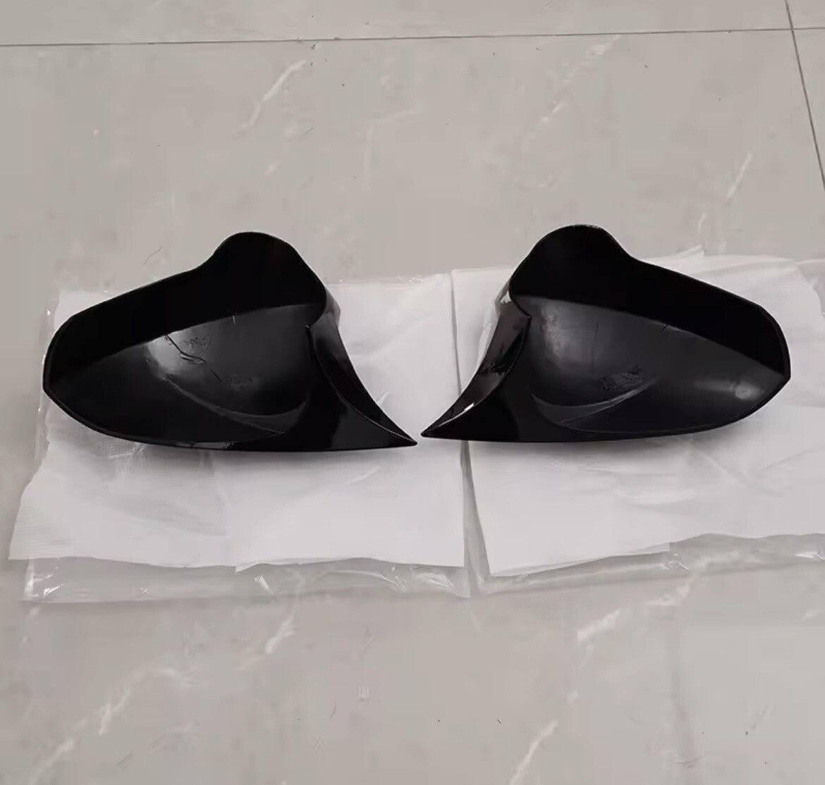 Seat Leon MK2 Ibiza MK4 2008-2017 Gloss Black M Style Wing Mirror Caps Covers