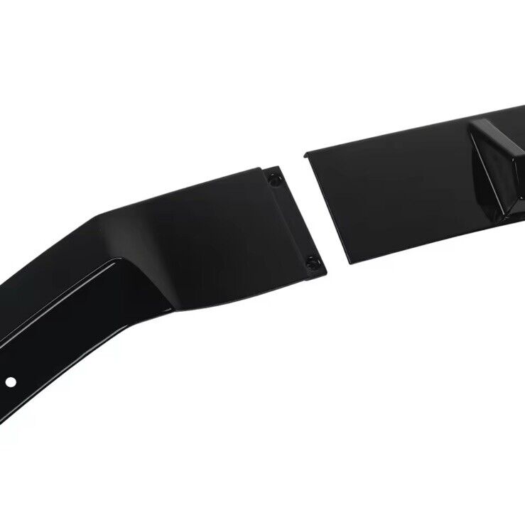 Mercedes C Class W205 C205 AMG Line Sport Gloss Black Front Splitter Kit Lip