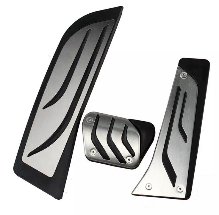 Metal Sport Pedal Covers For BMW 1 2 3 4 Series Automatic RHD Gas Brake Rest