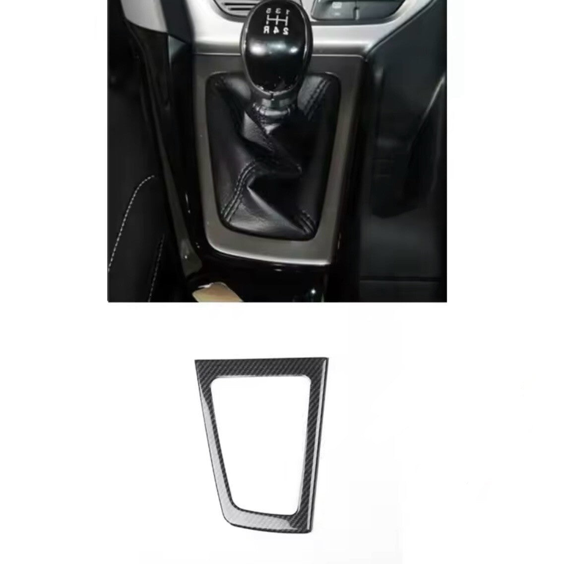 Ford Focus MK3 2011-2014 Carbon Fibre Gear Panel Surround Trim Cover Manual RHD