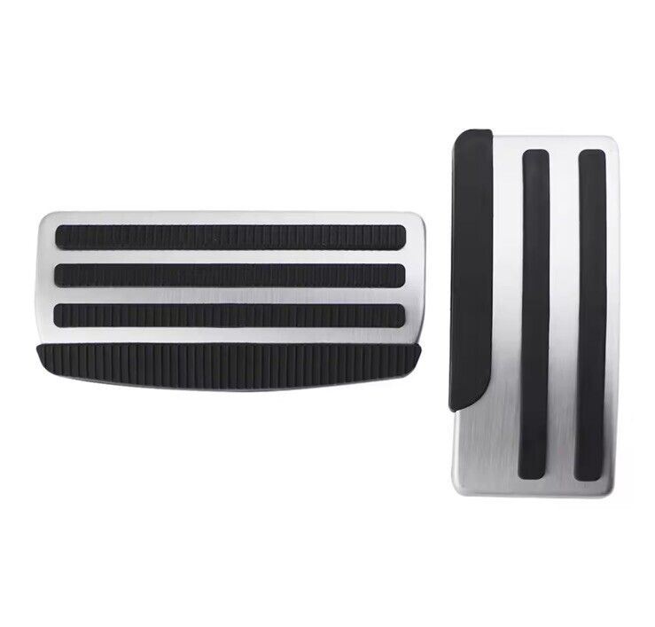Nissan Navara NP300 1997-2022 Stainless Steel And Rubber Pedal Covers Automatic