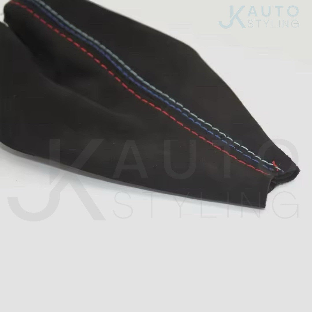 BMW 3 Series E36 E46 E30 E34 M3 Suede Gear & Handbrake Collar M Sport Stitch