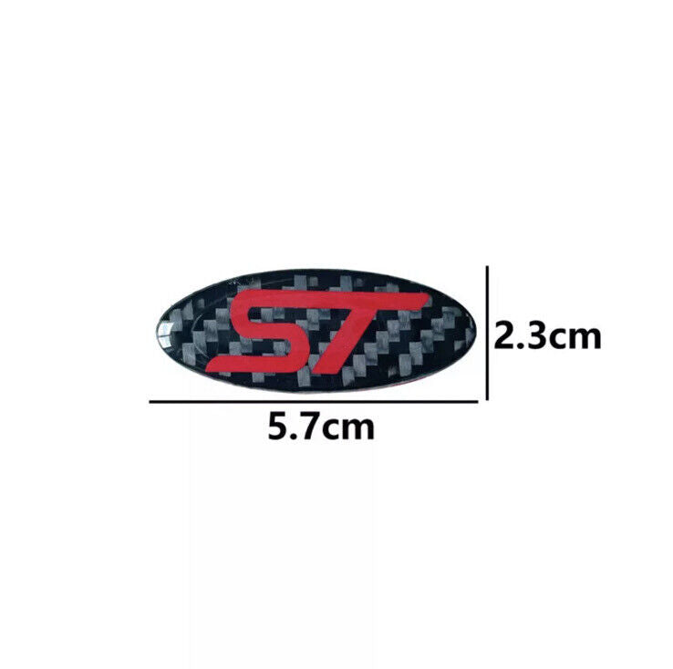Ford ST Resin Steering Wheel Badge Overlay For Ford Fiesta Focus Puma ST