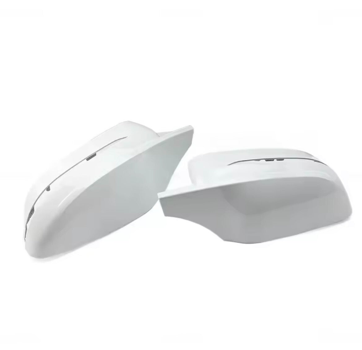 New Models BMW 3 4 5 7 8 Series Gloss White M Style Wing Mirror Caps 2pcs