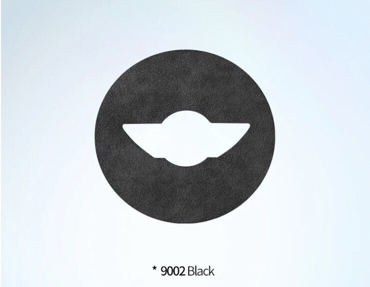 Black Alcantara Central Steering Wheel Trim Cover For Mini Cooper R Series