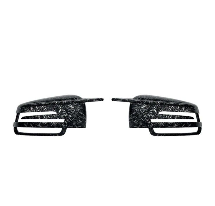 Mercedes A B C CLA E GLA GLK S Class Forged Carbon Fibre Effect Wing Mirror Caps
