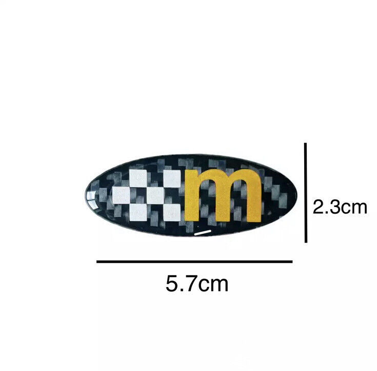 Mountune Steering Wheel Badge Resin Overlay For Ford Fiesta Focus ST RS