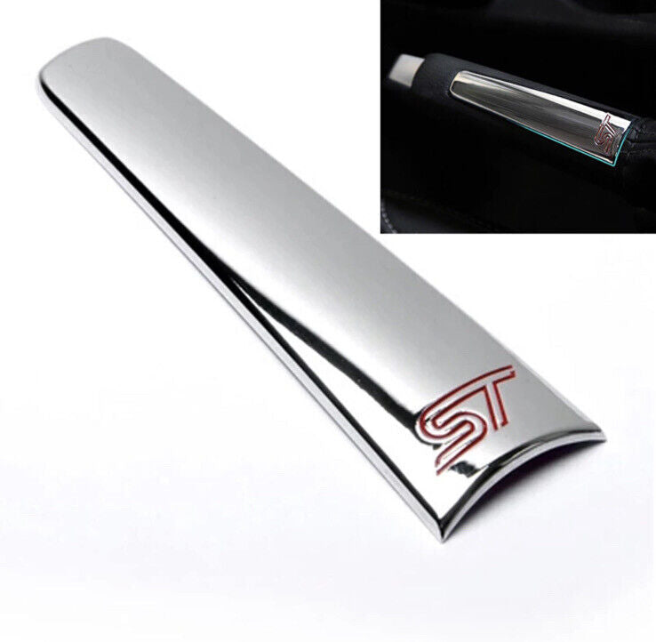Ford Focus MK3 MK3.5 Chrome Handbrake Cover Trim Parking Brake With Red ST