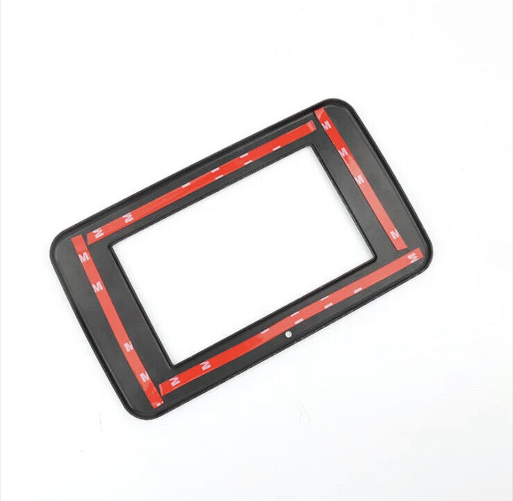 Carbon Fibre Effect Infotainment Screen Surround Cover For Mercedes C Class W205