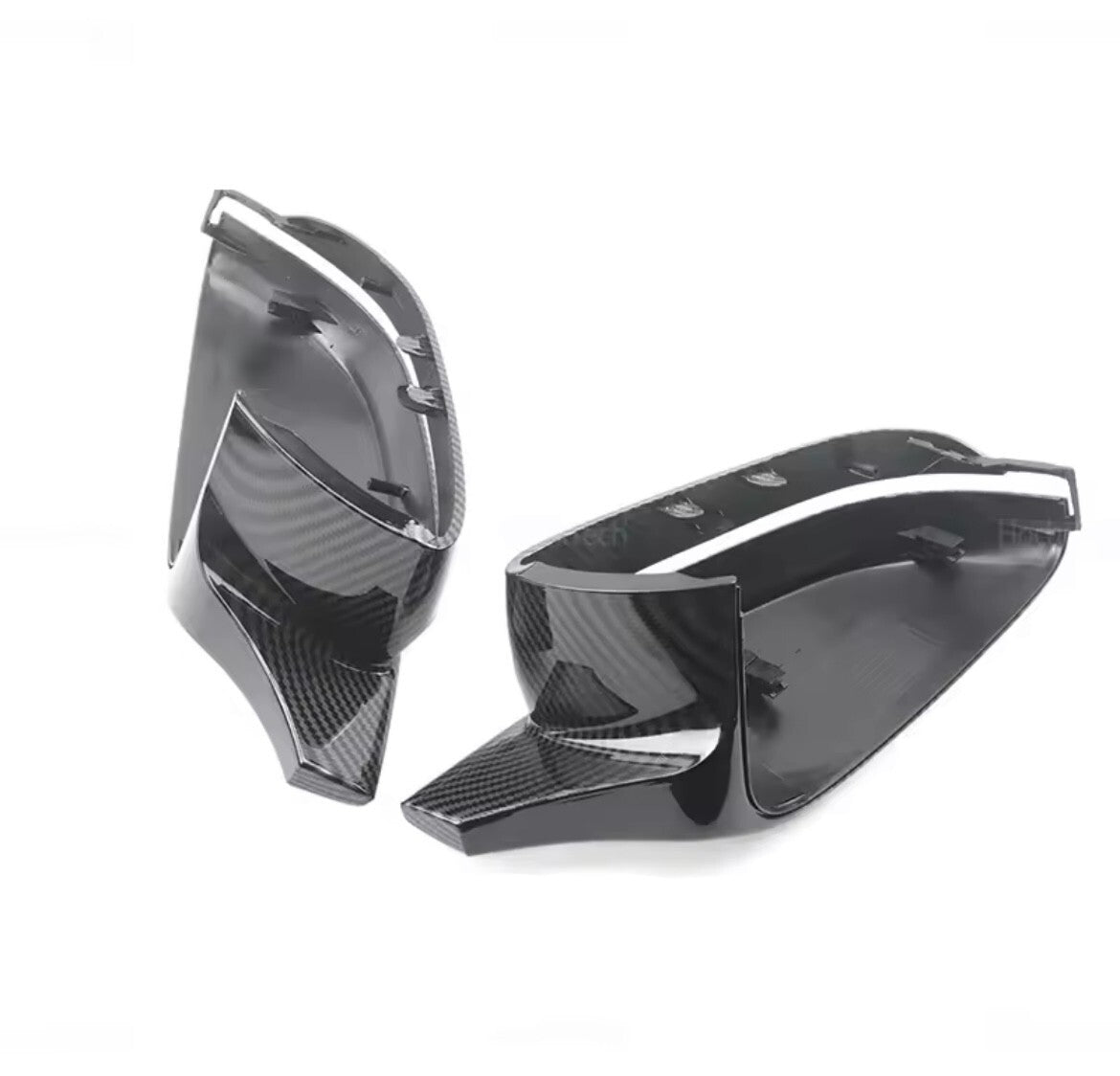 New Models BMW 3 4 5 7 8 Series Carbon Fibre Effect M Style Wing Mirror Caps 2pc