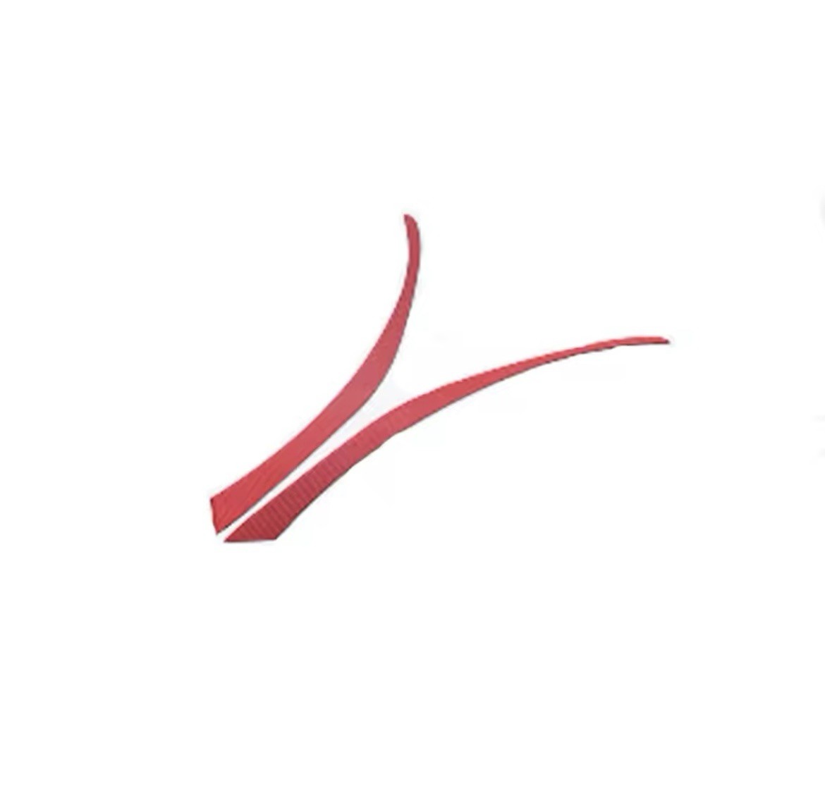 Seat Leon MK2 1P 2008-2012 Soft Red Carbon Fibre Headlight Eyebrows Eyelids Trim