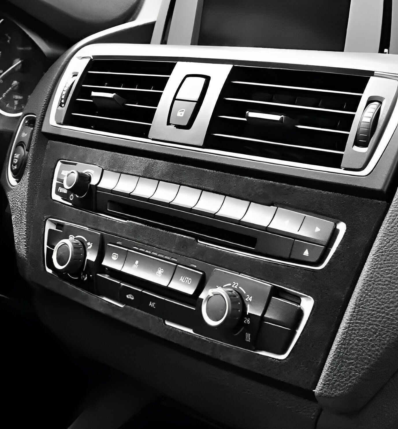 Alcantara Air Con CD Panel Cover Trim For BMW 1 Series F20 F21 Interior Styling