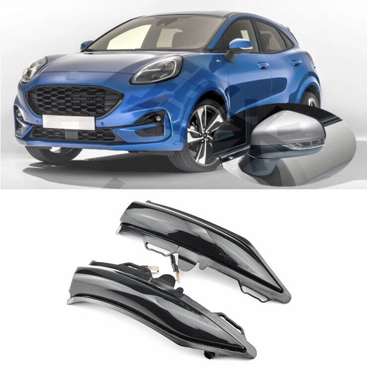 Ford Puma Dynamic Indicators LED Sequential Mirror Indicators Turn Signals 2pcs