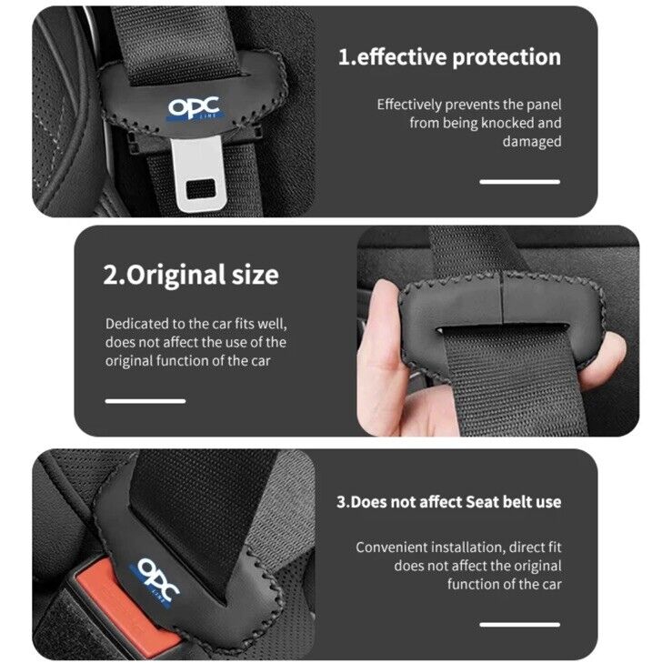 Vauxhall OPC Line Seatbelt Buckle Cover For Vauxhall Astra Corsa Insignia Mokka