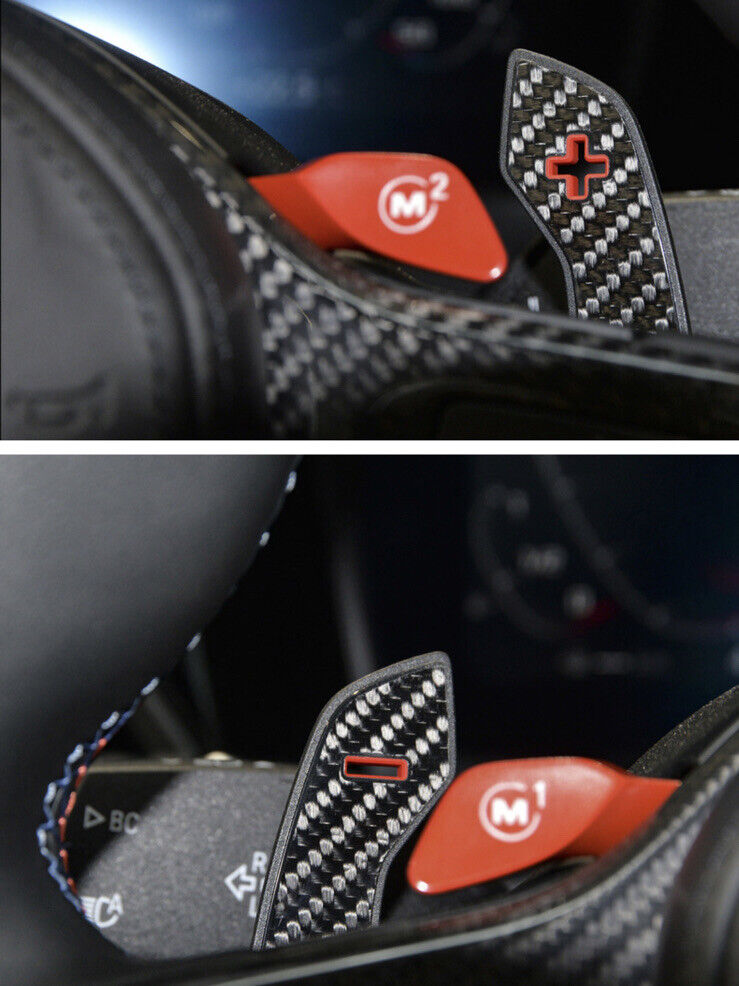 BMW 1234567 X Series & M Performance Carbon Fibre Paddle Shift Replacements 2pcs
