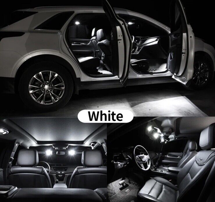 Ford Fiesta MK7 MK7.5 Cool White Interior LED Light Bulb Kit Canbus Error Free