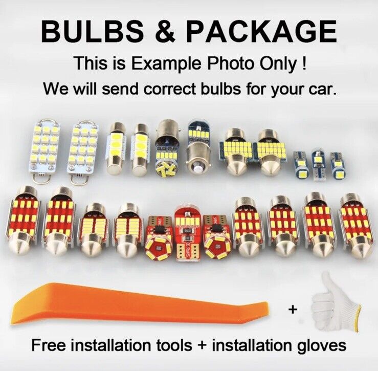 Ford Focus MK1 Cool White Interior LED Light Bulb Kit Canbus Error Free 7pcs