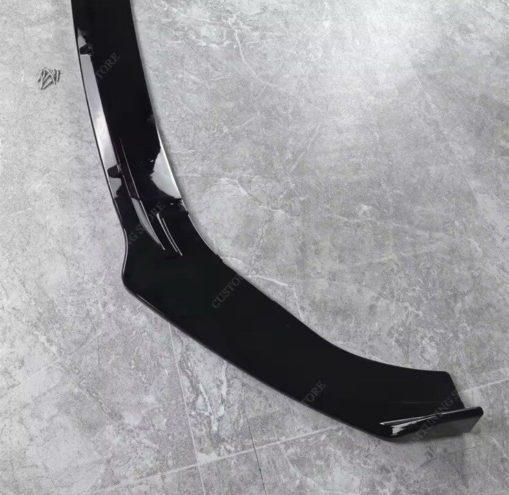 Ford Fiesta ST ST Line MK8 2018-2021 Front Splitter Gloss Black Bumper Lip