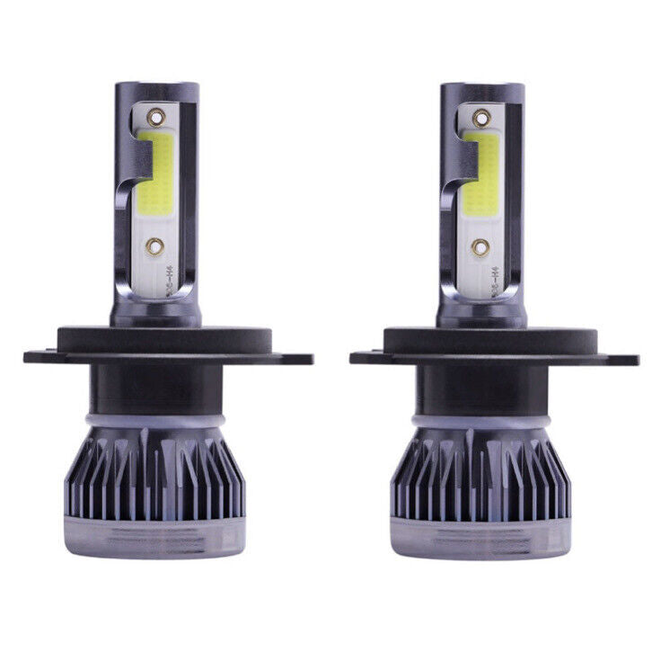 2x H7 LED Bulbs Car Headlight Kit 6500K Universal Fit 12V 72W/Pair 12000 Lumens