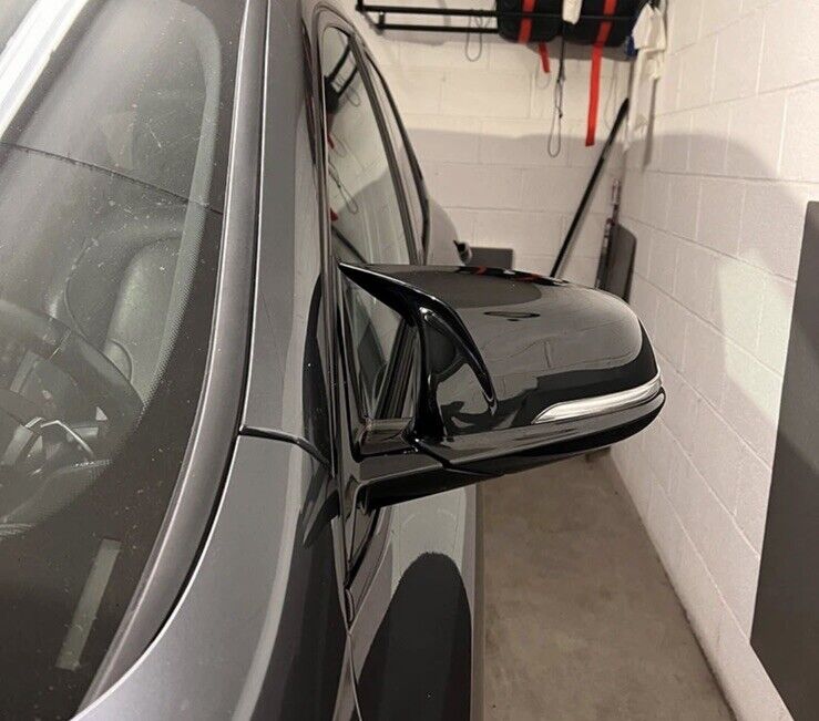 Gloss Black M3 M4 Style Mirror Caps For BMW F39 F40 F44 F45 F46 F48 F49 G29