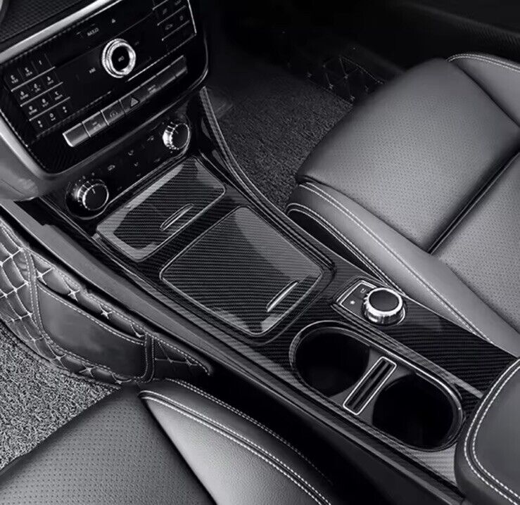 Mercedes CLA GLA W176 W117 X156 Carbon Fibre Effect Full Centre Console Trim Kit