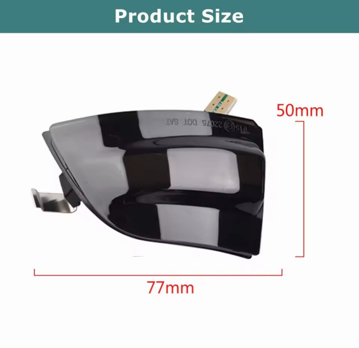 Ford Focus MK2 2004-2008 C-Max Dynamic LED Sequential Mirror Indicators Smoked