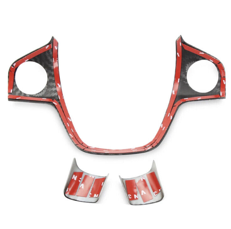 Ford Focus MK3 Kuga C-Max Carbon Fibre Effect Steering Wheel Trim Cover