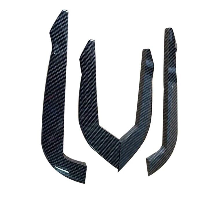 Ford Focus ST ST Line MK4 2018-21 Carbon Fibre Effect Front Bumper Canards 4pcs