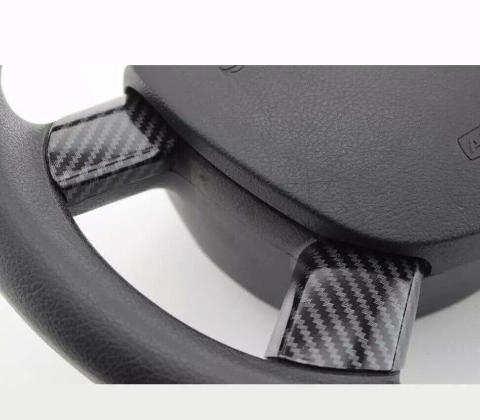 Ford Focus MK2 2005-2011 Carbon Fibre Effect Steering Wheel Trim Covers