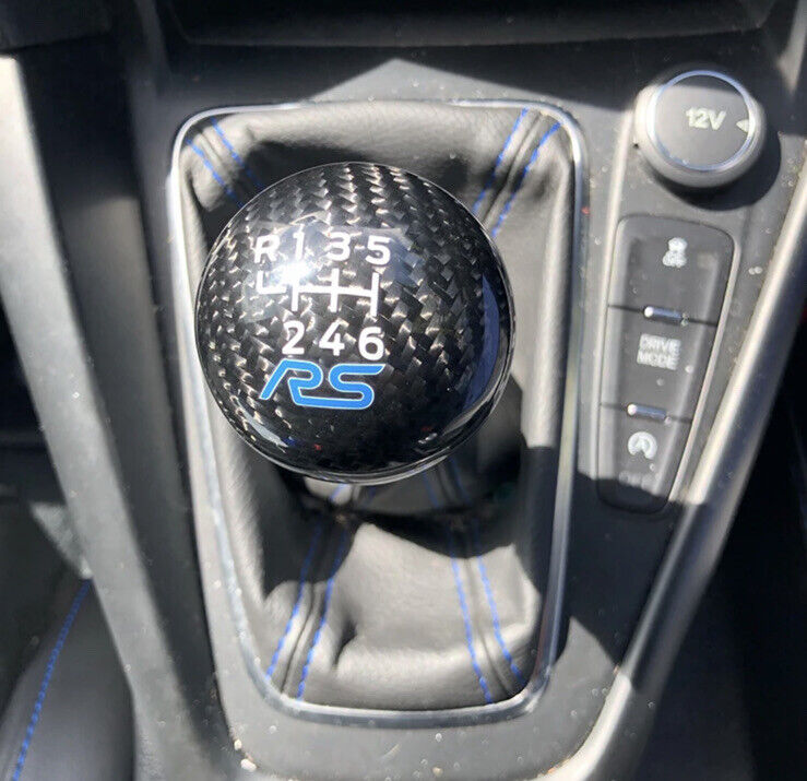 Ford Focus RS Carbon Fibre Gear Knob 6 Speed Gear Shift Knob