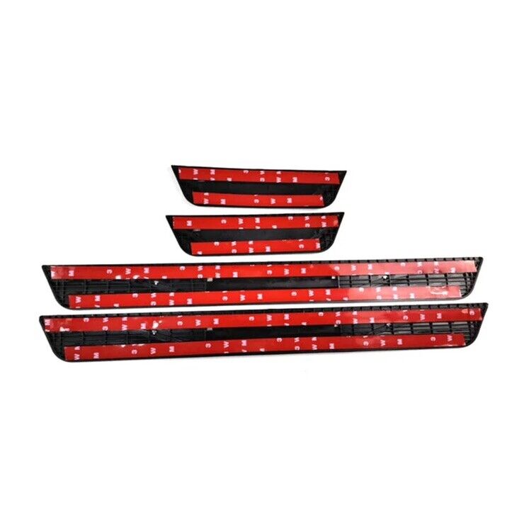 Ford Escape Stainless Steel Door Sill Protector Strips Scuff Plates Chrome 4pcs