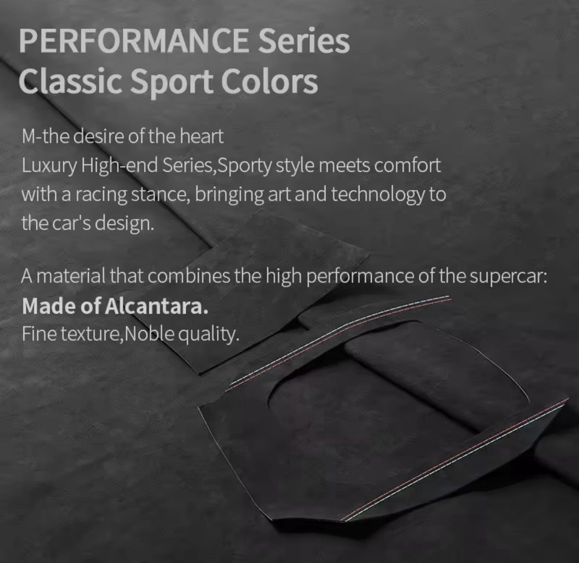 BMW 3 Series G20 G21 G28 2020+ Black Alcantara Centre Console Panel Trim Cover