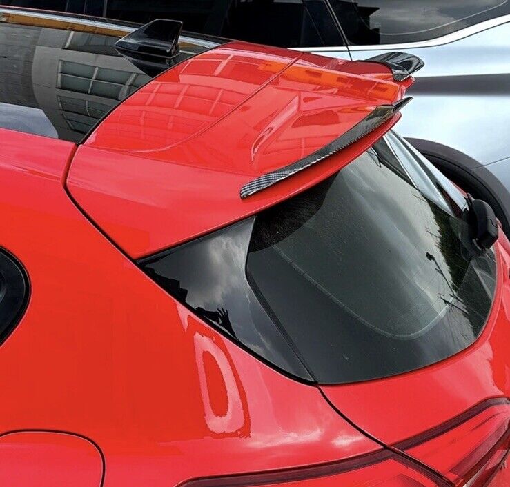 Ford Focus ST ST Line MK4 MK4.5 Carbon Fibre Spoiler Extension Wing Lip 2pcs