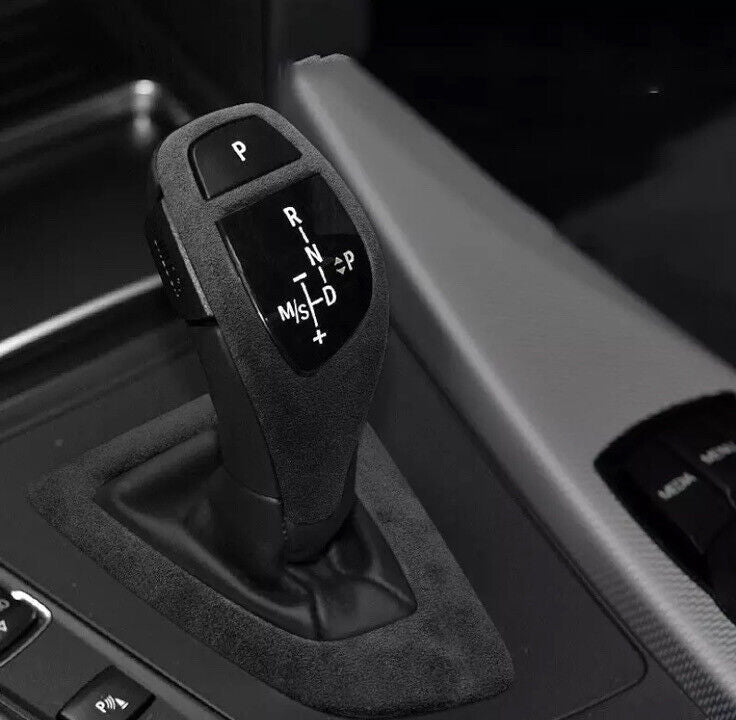 BMW 1 2 3 4 5 6 X Series Alcantara Gear Knob Shift Cover Trim Automatic
