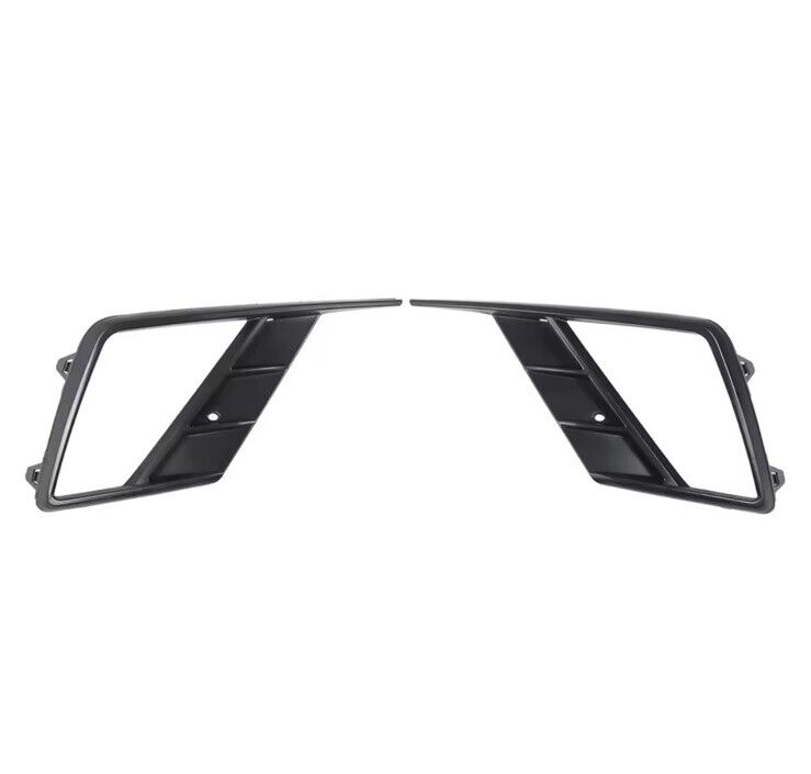 Seat Ibiza MK5 2017-2021 Matt Black Front Fog Light Surrounds Frames Trims 2pcs