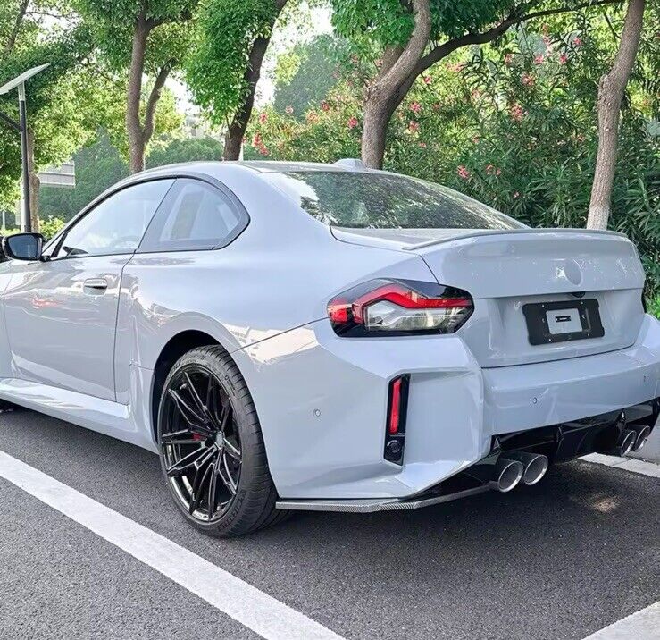 BMW M2 G87 M Performance Carbon Fibre Rear Spats Rear Bumper Side Splitters