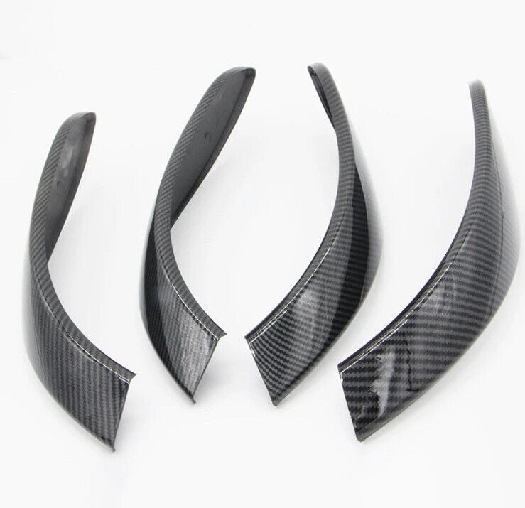 BMW 3 Series 4 Series Carbon Fibre Effect Interior Door Grab Handle Covers 4pcs