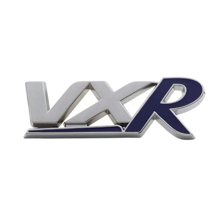Metal Vauxhall VXR Badge For Vauxhall Corsa Astra Chrome & Blue Boot Badge
