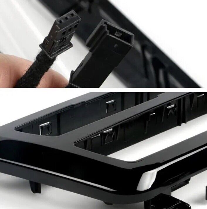 BMW 3 4 Series Gloss Black Air Con Panel Central Dash Trim With Ambient Light