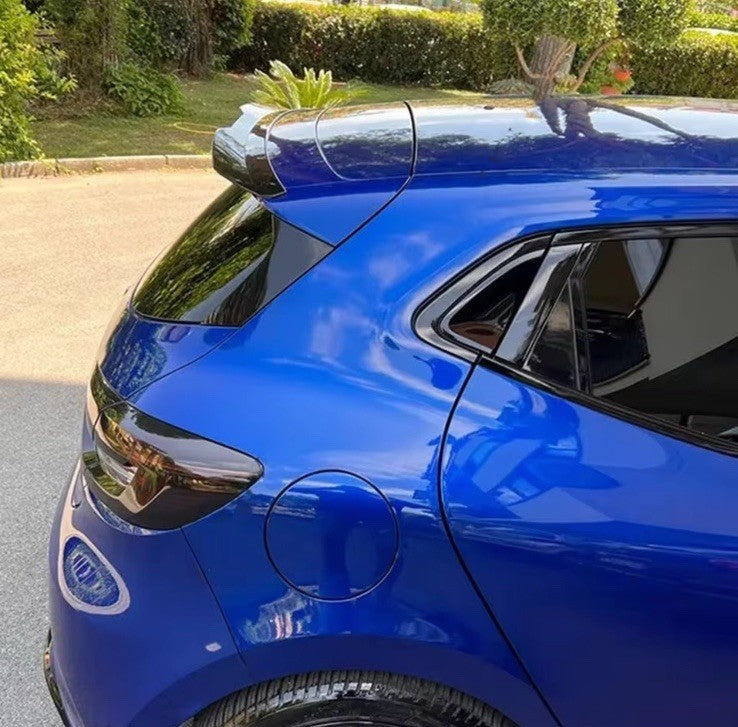 Renault Clio MK5 2019-2024 Gloss Black Spoiler Extension Rear Boot Wing Lip