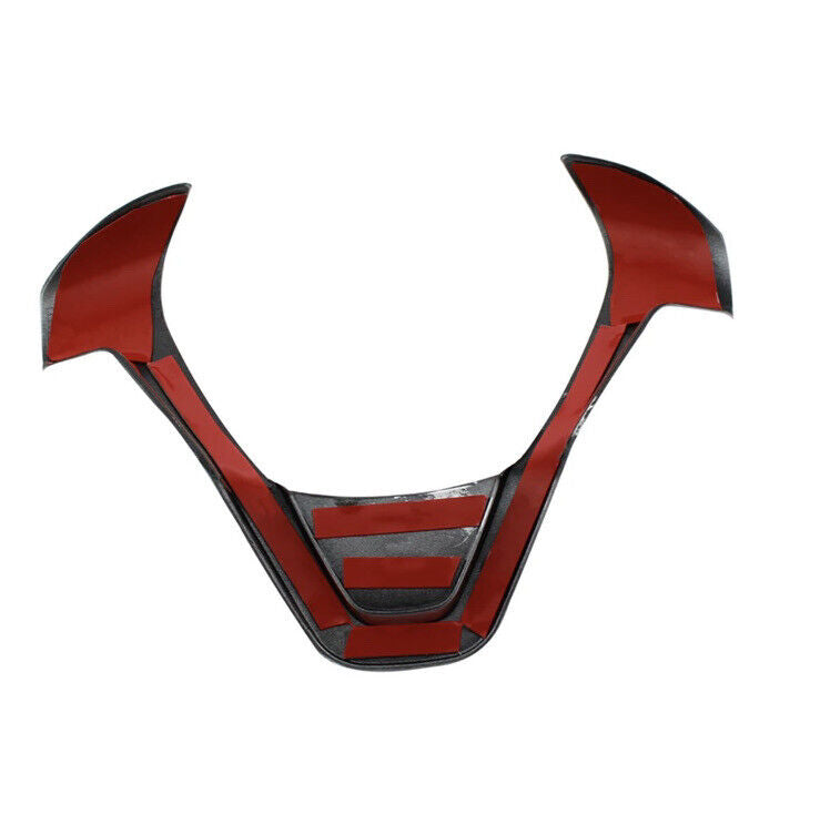 Ford Fiesta MK7 Zetec S Silver Steering Wheel Trim Cover With Red S