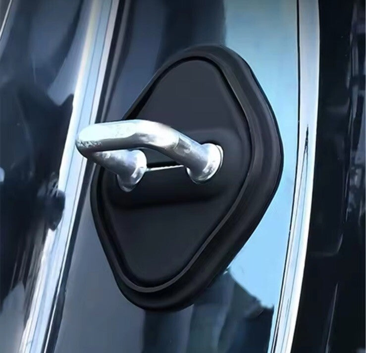 Black Silicone ST Door Lock Protector Covers For Ford Fiesta ST Focus ST 2pcs