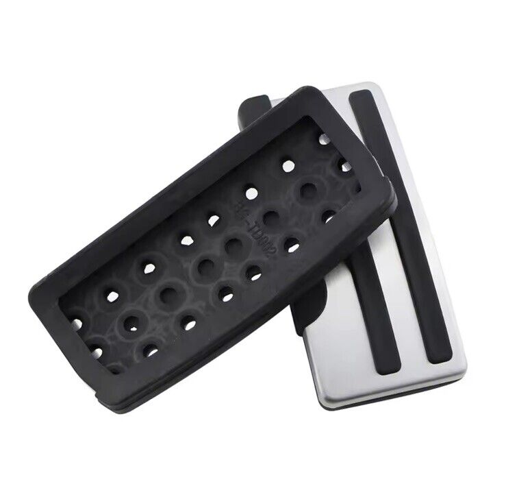 Nissan Navara NP300 1997-2022 Stainless Steel And Rubber Pedal Covers Manual