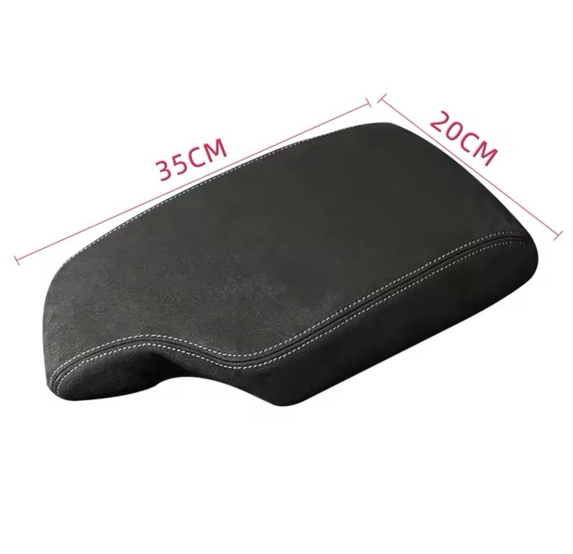 BMW 4 Series F32 F33 F36 2013-2020 PU Leather Armrest Cover White Stitch RHD