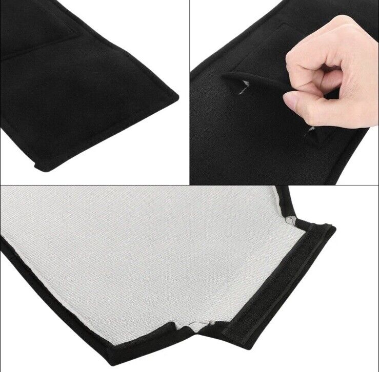 Vauxhall Headrest Cover Black Red & White For Vauxhall Astra Corsa Mokka 2pcs