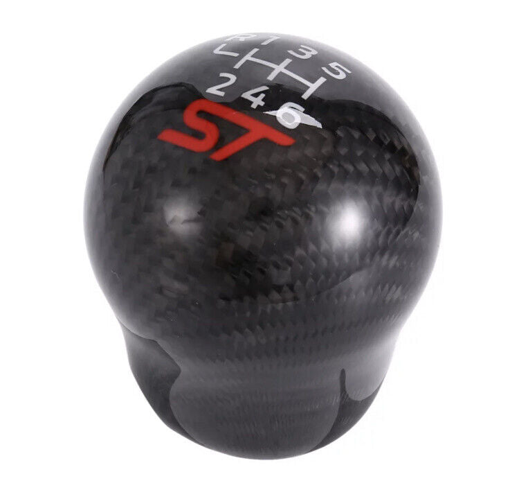 Ford Fiesta ST Focus ST Carbon Fibre Gear Knob 6 Speed Gear Shift Knob