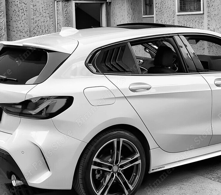 BMW 1 Series F40 2019-2024 Carbon Fibre Rear Side Window Louver Vent Covers 2pcs