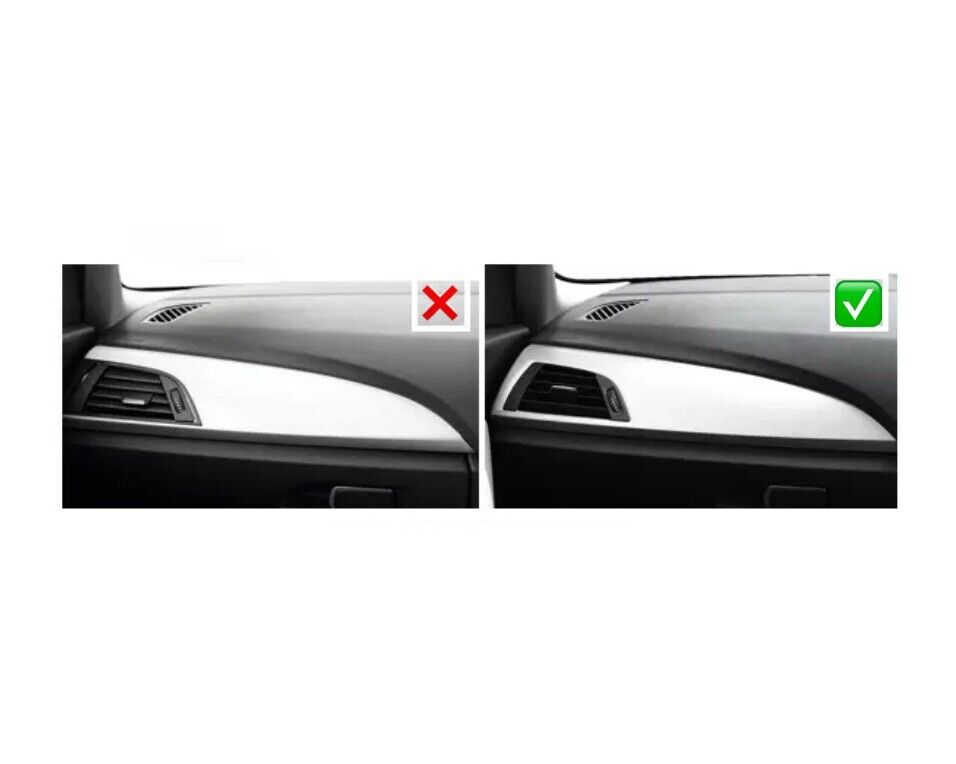 BMW 1 2 Series F20 F21 F22 F23 Black Alcantara Centre Dashboard Trim Cover